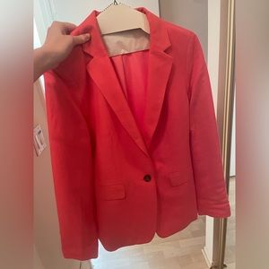 Hot pink blazer - good used condition